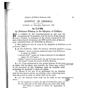 Adoption of Children Ordinance 1938 (Cth)