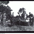 112640 [children riding in a pony cart at Camp Pell]